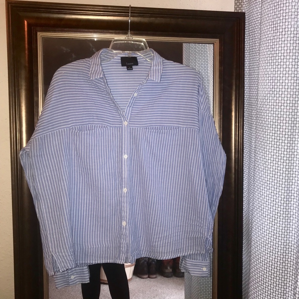Nasty Gal: Stripped Button-down